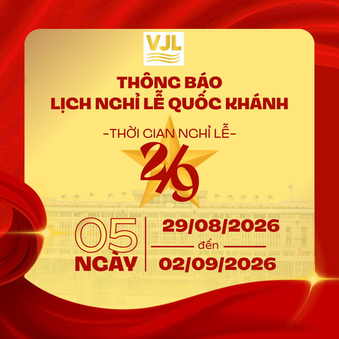 THÔNG BÁO LỊCH NGHỈ LỄ QUỐC KHÁNH 02/9/2026
